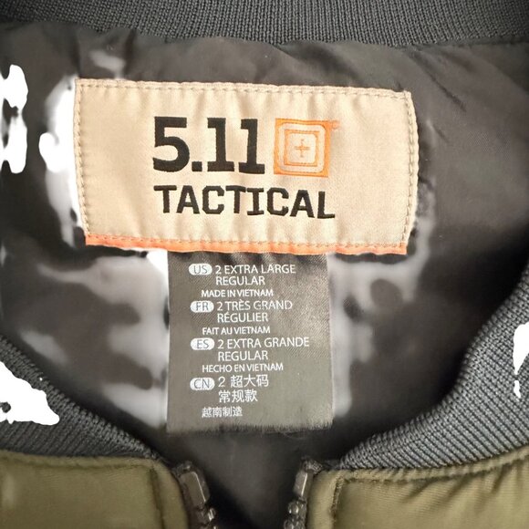 5.11 Tactical Patrol Fleece Jacket Liner - Green - 2XL (48027-890) - Picture 4 of 8